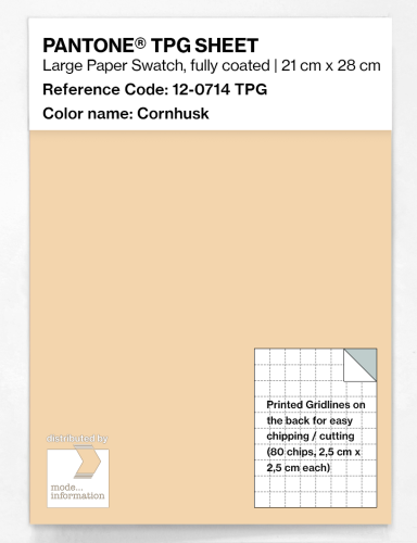 Artikelbild des Artikels “PANTONE® TPG SHEET 12-0714 TPG Cornhusk “