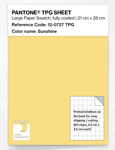 Artikelbild des Artikels “PANTONE® TPG SHEET 12-0727 TPG Sunshine “