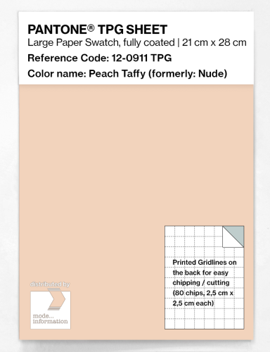 PANTONE® TPG SHEET 12-0911 TPG Nude