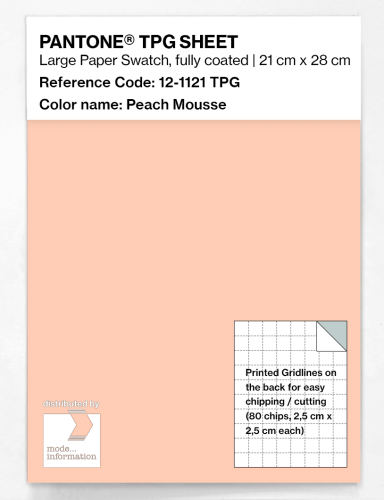 Artikelbild des Artikels “PANTONE® TPG SHEET 12-1121 TPG Peach Mousse “