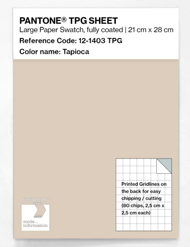 Artikelbild des Artikels “PANTONE® TPG SHEET 12-1403 TPG Tapioca “