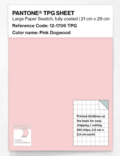 PANTONE® TPG SHEET 12-1706 TPG Pink Dogwood