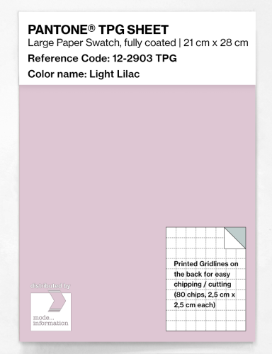 Artikelbild des Artikels “PANTONE® TPG SHEET 12-2903 TPG Light Lilac “