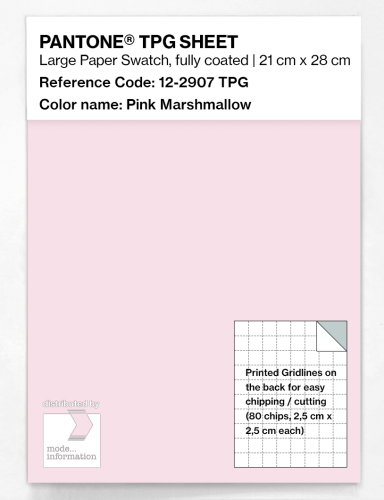 PANTONE® TPG SHEET 12-2907 TPG Pink Marshmallow
