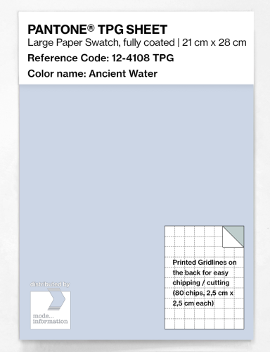 PANTONE® TPG SHEET 12-4108 TPG Ancient Water