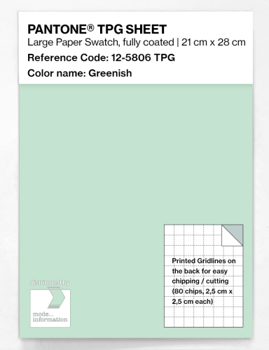 PANTONE® TPG SHEET 12-5806 TPG Greenish