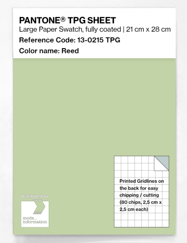 PANTONE® TPG SHEET 13-0215 TPG Reed