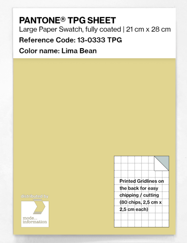 Artikelbild des Artikels “PANTONE® TPG SHEET 13-0333 TPG Lima Bean “