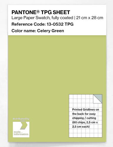 PANTONE® TPG SHEET 13-0532 TPG Celery Green