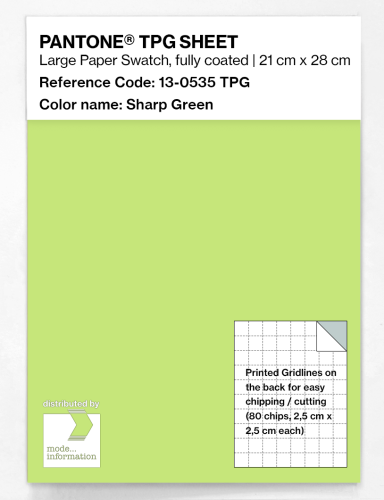 Artikelbild des Artikels “PANTONE® TPG SHEET 13-0535 TPG Sharp Green “