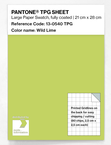 PANTONE® TPG SHEET 13-0540 TPG Wild Lime