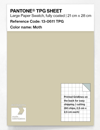 Artikelbild des Artikels “PANTONE® TPG SHEET 13-0611 TPG Moth “