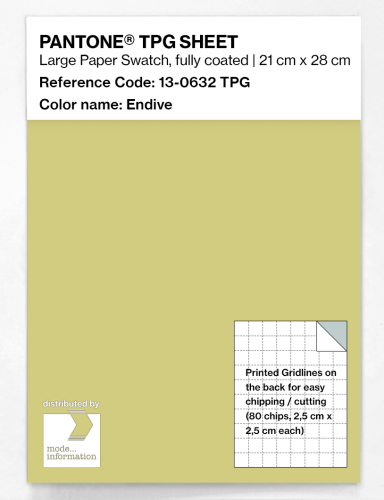 PANTONE® TPG SHEET 13-0632 TPG Endive