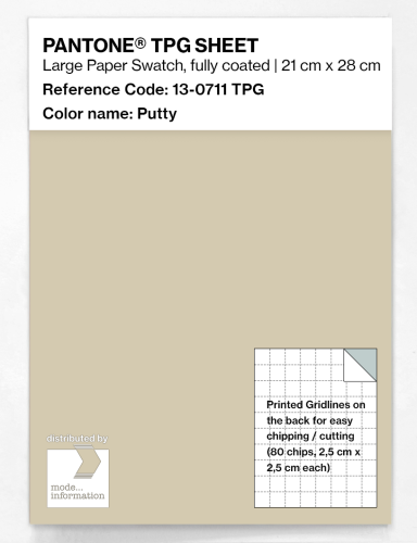 Product image of the product “PANTONE® TPG SHEET 13-0711 TPG Putty ”