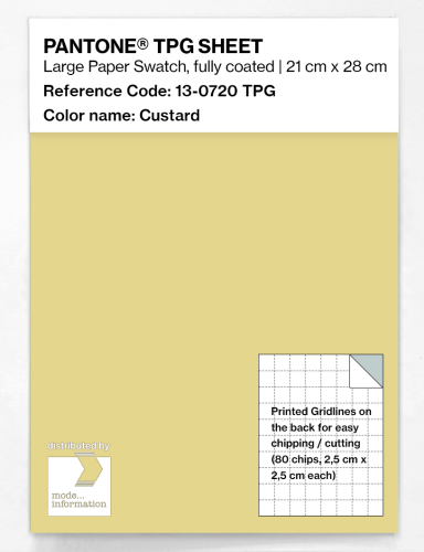 PANTONE® TPG SHEET 13-0720 TPG Custard