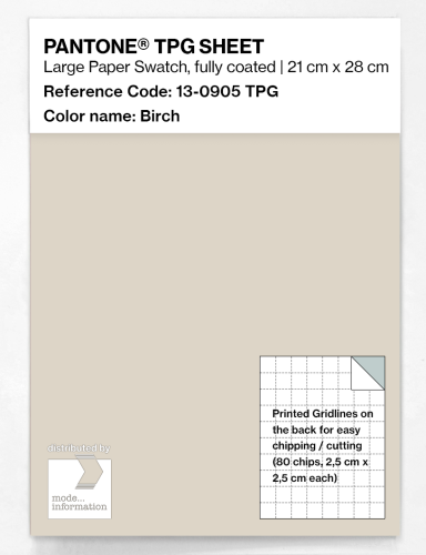 Artikelbild des Artikels “PANTONE® TPG SHEET 13-0905 TPG Birch “