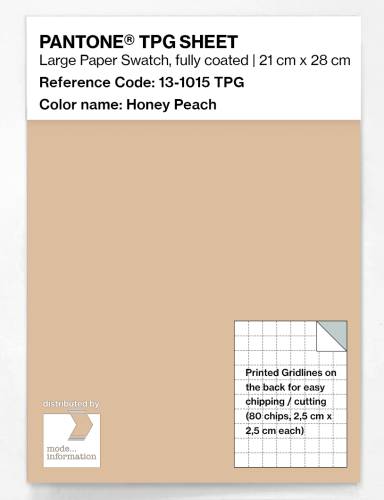 PANTONE® TPG SHEET 13-1015 TPG Honey Peach