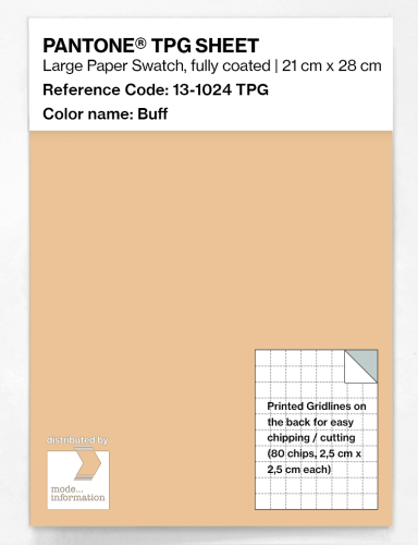 Artikelbild des Artikels “PANTONE® TPG SHEET 13-1024 TPG Buff “