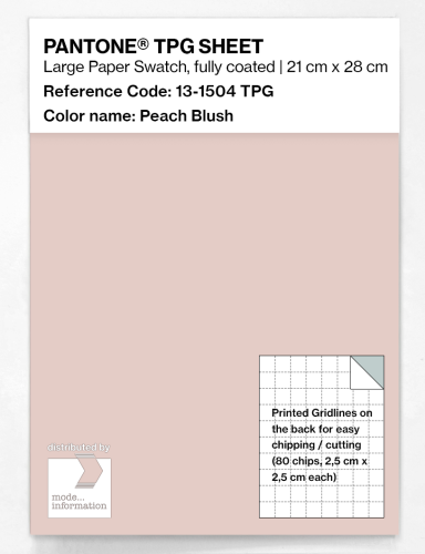 Artikelbild des Artikels “PANTONE® TPG SHEET 13-1504 TPG Peach Blush “