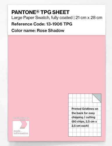 Product image of the product “PANTONE® TPG SHEET 13-1906 TPG Rose Shadow ”