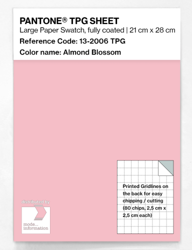 Product image of the product “PANTONE® TPG SHEET 13-2006 TPG Almond Blossom ”