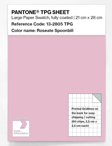 Artikelbild des Artikels “PANTONE® TPG SHEET 13-2805 TPG Roseate Spoonbill “