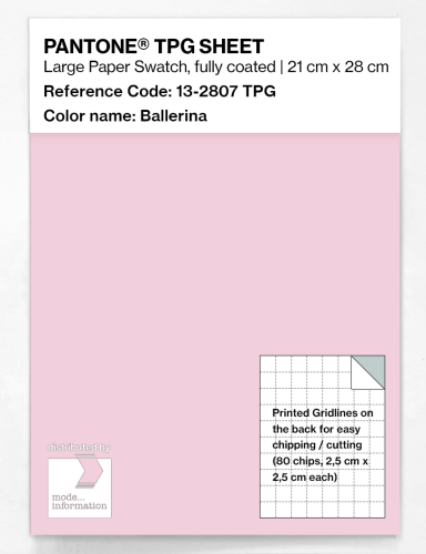 PANTONE® TPG SHEET 13-2807 TPG Ballerina