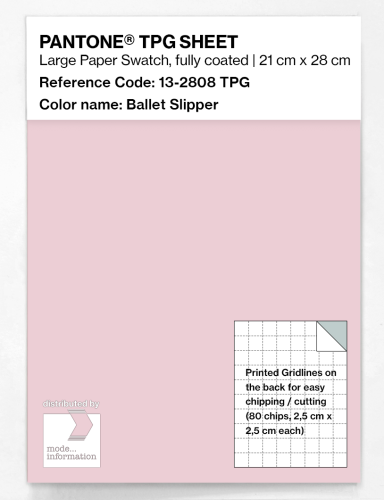 PANTONE® TPG SHEET 13-2808 TPG Ballet Slipper