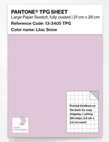 PANTONE® TPG SHEET 13-3405 TPG Lilac Snow