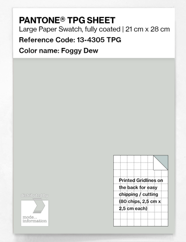 PANTONE® TPG SHEET 13-4305 TPG Foggy Dew