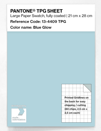 PANTONE® TPG SHEET 13-4409 TPG Blue Glow