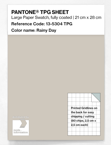 Product image of the product “PANTONE® TPG SHEET 13-5304 TPG Rainy Day ”