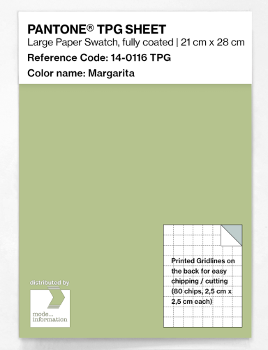 PANTONE® TPG SHEET 14-0116 TPG Margarita