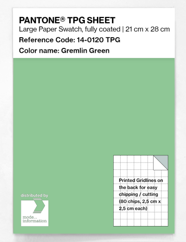 Artikelbild des Artikels “PANTONE® TPG SHEET 14-0120 TPG Gremlin Green “