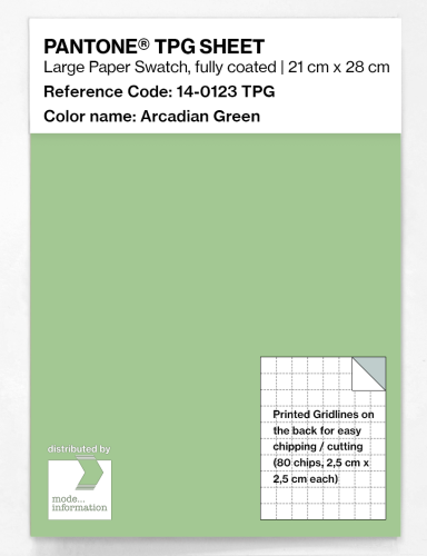 Artikelbild des Artikels “PANTONE® TPG SHEET 14-0123 TPG Arcadian Green “