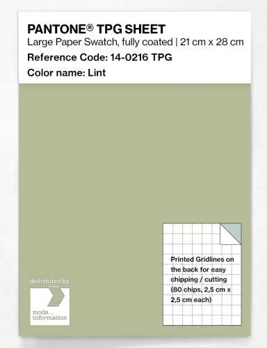 PANTONE® TPG SHEET 14-0216 TPG Lint