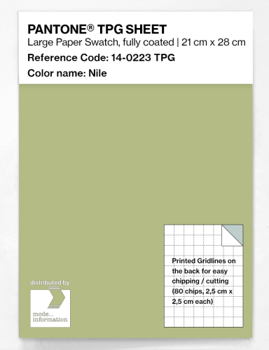Product image of the product “PANTONE® TPG SHEET 14-0223 TPG Nile ”