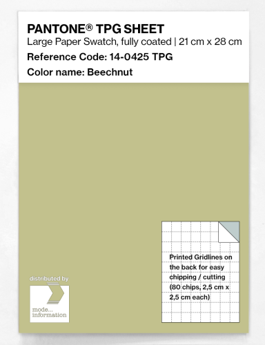 Artikelbild des Artikels “PANTONE® TPG SHEET 14-0425 TPG Beechnut “