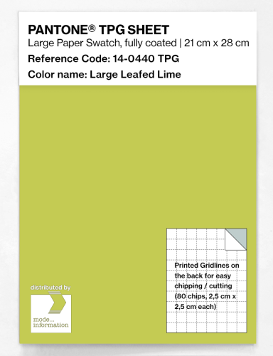 Artikelbild des Artikels “PANTONE® TPG SHEET 14-0440 TPG Large Leafed Lime “