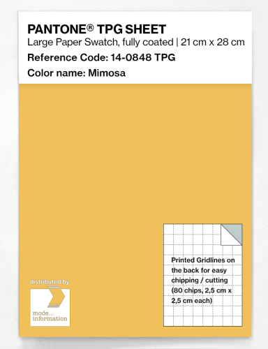 PANTONE® TPG SHEET 14-0848 TPG Mimosa