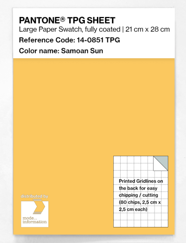 Artikelbild des Artikels “PANTONE® TPG SHEET 14-0851 TPG Samoan Sun “