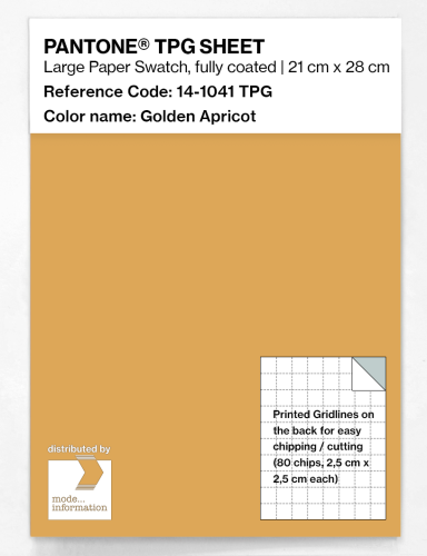 PANTONE® TPG SHEET 14-1041 TPG Golden Apricot