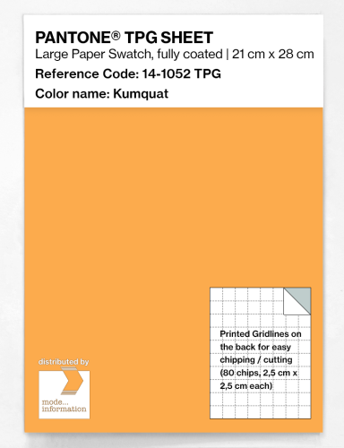 PANTONE® TPG SHEET 14-1052 TPG Kumquat