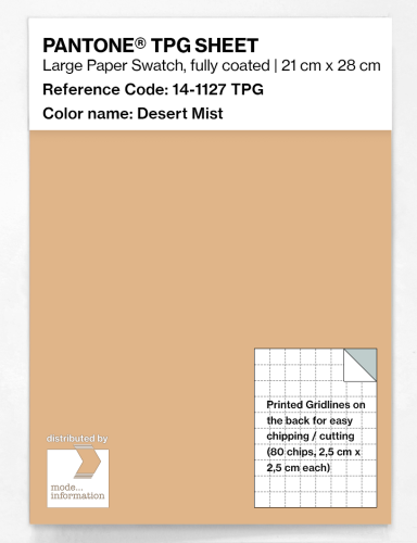 Artikelbild des Artikels “PANTONE® TPG SHEET 14-1127 TPG Desert Mist “