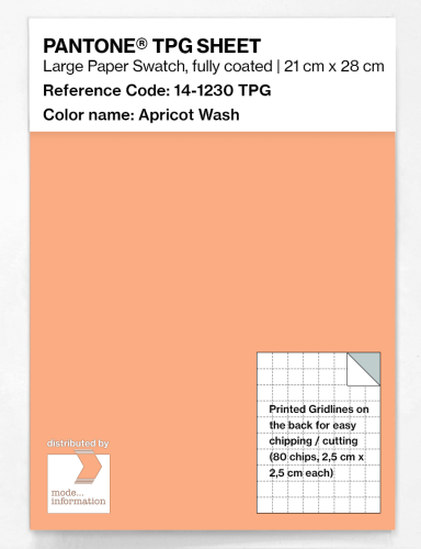Artikelbild des Artikels “PANTONE® TPG SHEET 14-1230 TPG Apricot Wash “