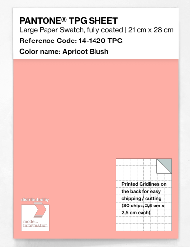 Artikelbild des Artikels “PANTONE® TPG SHEET 14-1420 TPG Apricot Blush “