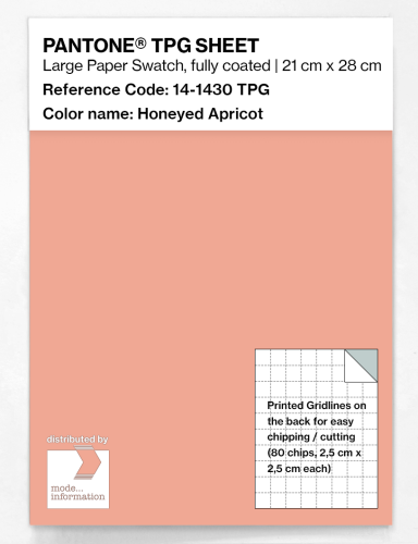 Artikelbild des Artikels “PANTONE® TPG SHEET 14-1430 TPG Honeyed Apricot “