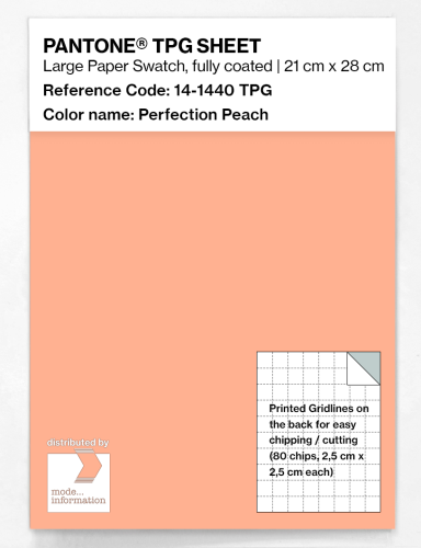 Artikelbild des Artikels “PANTONE® TPG SHEET 14-1440 TPG Perfection Peach “
