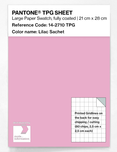 Product image of the product “PANTONE® TPG SHEET 14-2710 TPG Lilac Sachet ”