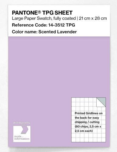 Artikelbild des Artikels “PANTONE® TPG SHEET 14-3512 TPG Scented Lavender “